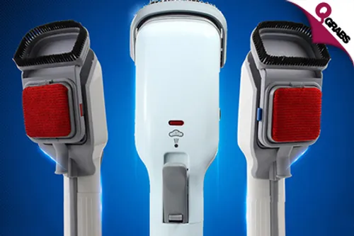 From QR89 Keep Your Clothes Tidy with a Handheld Steam Brush! (Up to QR298 Value)